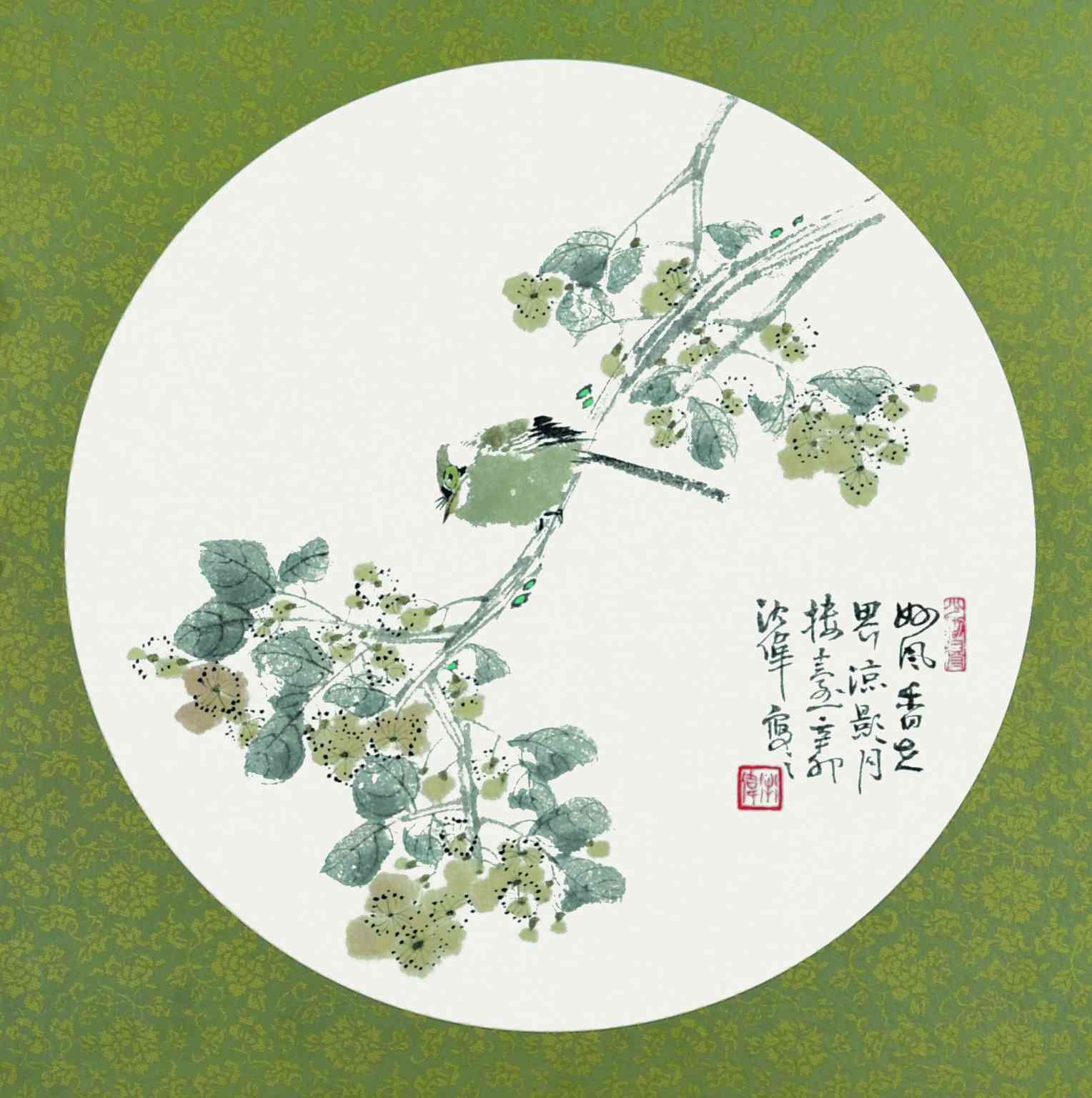 沈伟	花鸟（一）