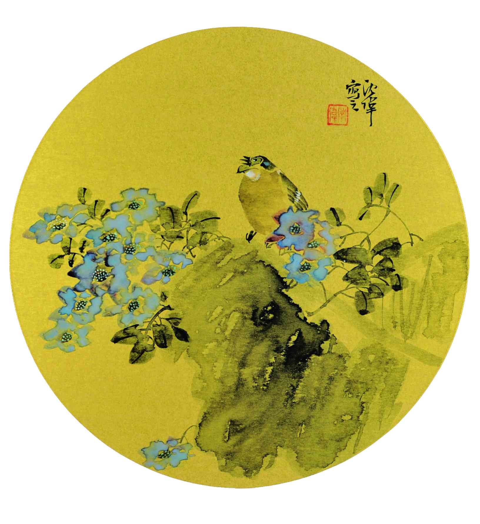 沈伟	花鸟（一）