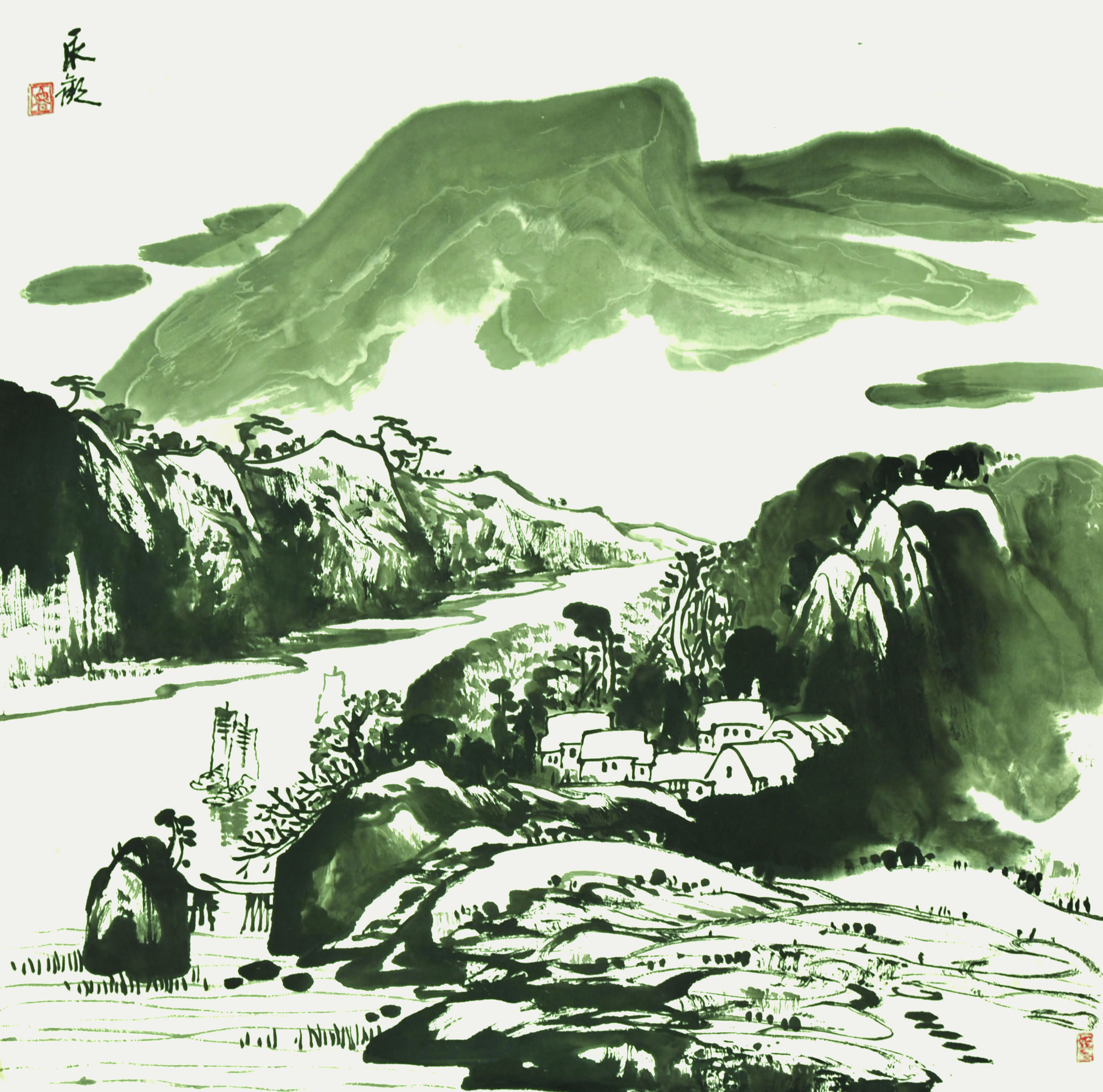 鲁永欢	山水