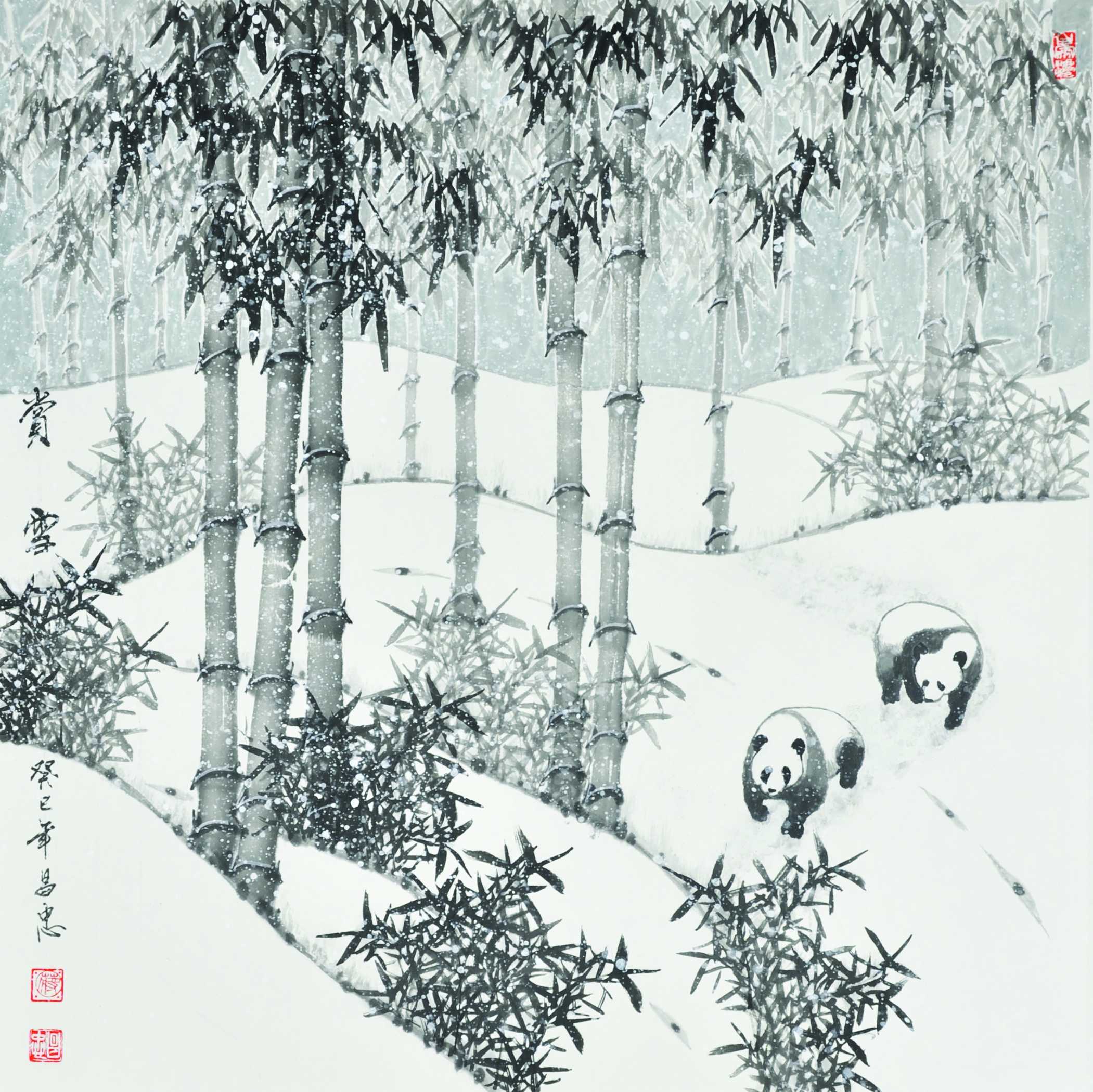 蒋昌忠  赏雪