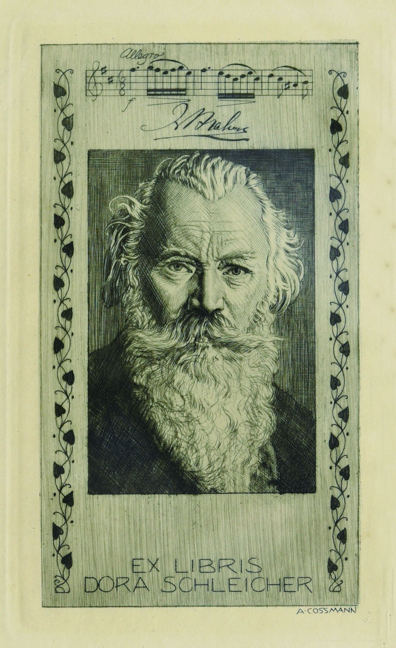 447勃拉姆斯肖像-1910年